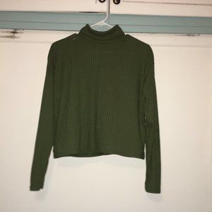 Green Turtle Neck